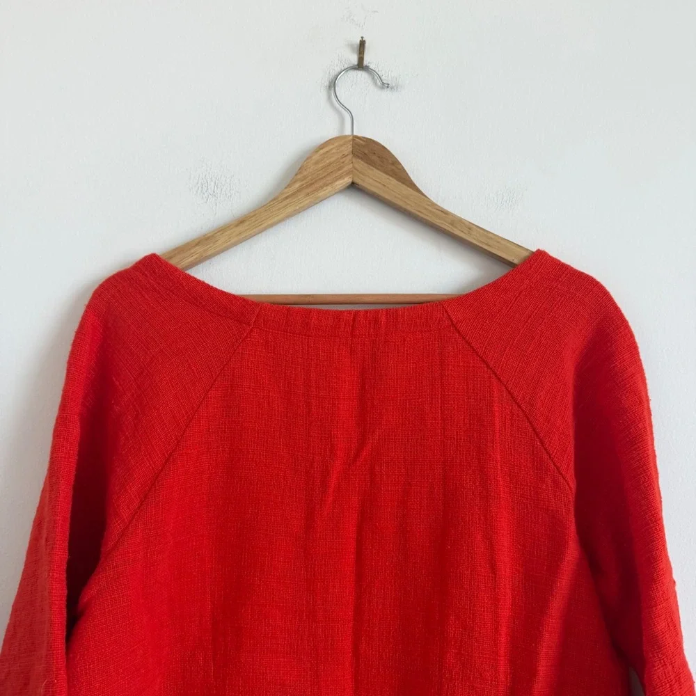 Free People Casey Tunic in Tangerine Size Medium